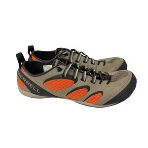 Merrell True Glove Shoes Men’s 8 Barefoot Vibram Brindle Pumpkin Minimalist